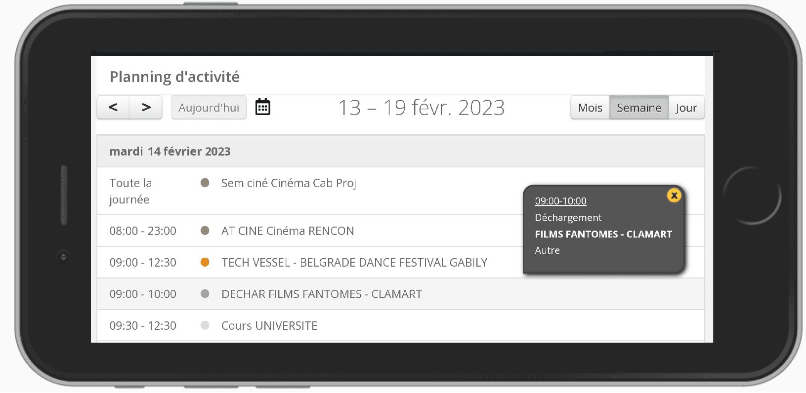 Planning venue management activity planning myDiese Diese